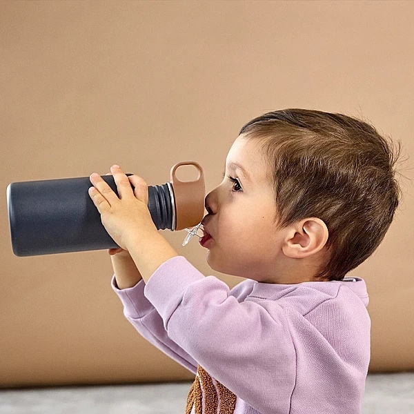 Бутылочка для напитков Lassig, 500 мл, синий (12100254004/38316) - Pampik - 6