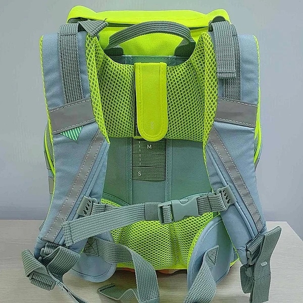 Рюкзак дитячий Lassig з пеналом, холдером, гаманцем та сумкою, неоновий жовтий (1205008843/34441) - Pampik - 8