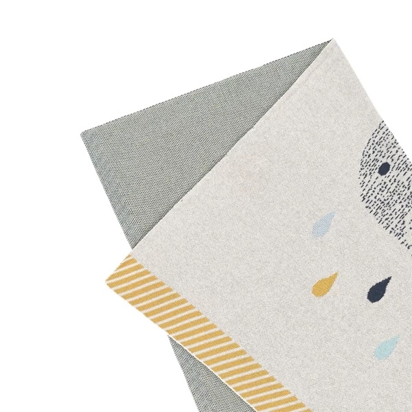 Плед Lassig Кит, в'язаний, двосторонній, 100х70 см (1542001452/35782) - Pampik - 2