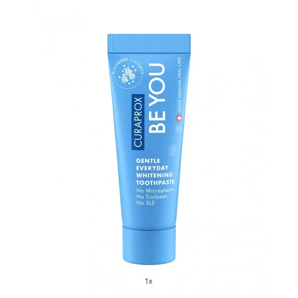 Дорожній набір по догляду за ротовою порожниною Curaprox Travel Set Yellow: Розкладна щітка CS5460 Ultra Soft + Зубна паста Be You, 10 мл + Йоржики, 2 шт. + Тревел-кейс - Pampik - 3