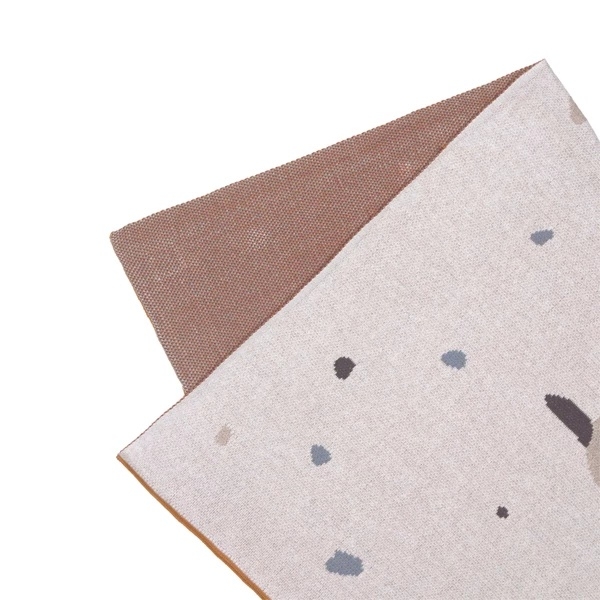 Плед Lassig Овечка, вязаный, двусторонний, 100х70 см (1542001141/35774) - Pampik - 4