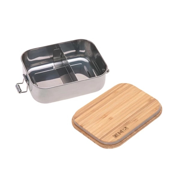 Ланч-бокс Lassig, нержавеющая сталь, 800 мл, бежевый (1210059987/35863) - Pampik - 2