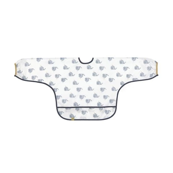 Нагрудник Lassig Кит з довгими рукавами (1311009452/35841) - Pampik