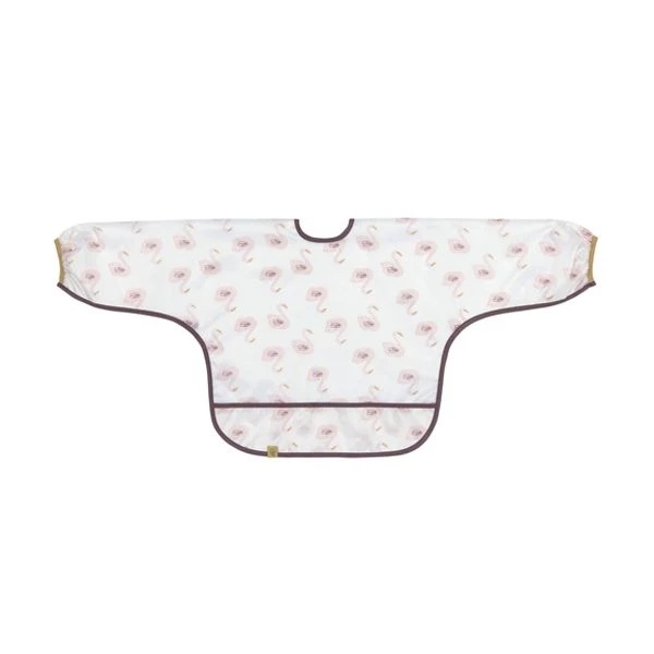 Нагрудник Lassig Лебідь з довгими рукавами (1311009741/35840) - Pampik