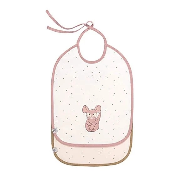 Слинявчики водонепроникні Lassig Шиншила, органічна бавовна, 2 шт., рожевий (1311015329/35801) - Pampik - 2