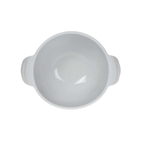 Тарелка глубокая Lassig на присоске, силиконовая, 11.5х11.5х5.5 см, серый (1310025200/35843) - Pampik - 2