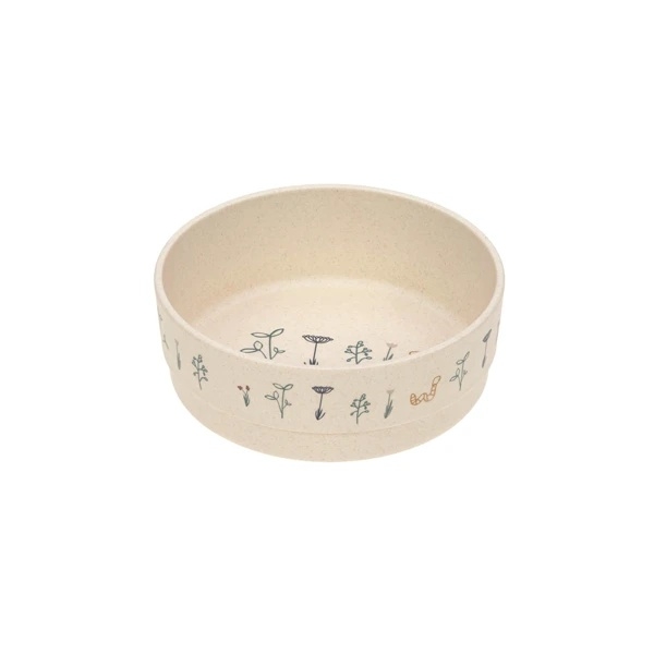 Тарелка глубокая Lassig, целлюлоза, антискользящая, 13.4х4.8 см, бежевый (1310064964/38325) - Pampik