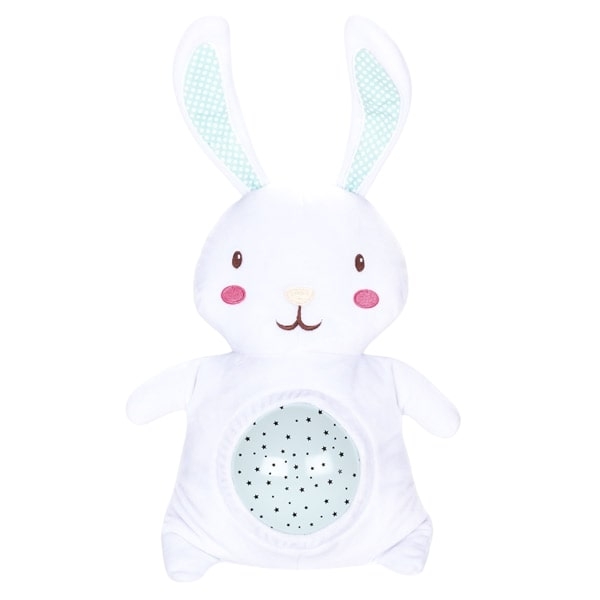 Мягкая игрушка-проектор Eurekakids Зайчик, белый (6279121/35118) - Pampik