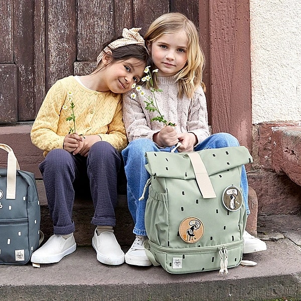 Рюкзак детский Lassig, оливковый (1203037581/38310) - Pampik - 7