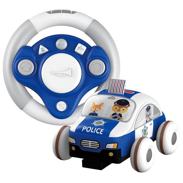 Машина на радиоуправлении Eurekakids Полиция, мягкая, красный (69182517/36768) - Pampik