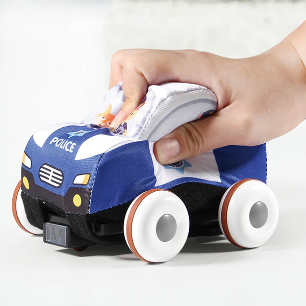 Машина на радиоуправлении Eurekakids Полиция, мягкая, красный (69182517/36768) - Pampik - 7