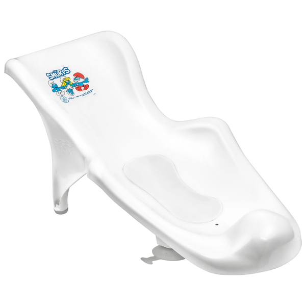 Гірка для купання Maltex Smurfs з антиковзким килимком, білий (1428 1428_60) - Pampik
