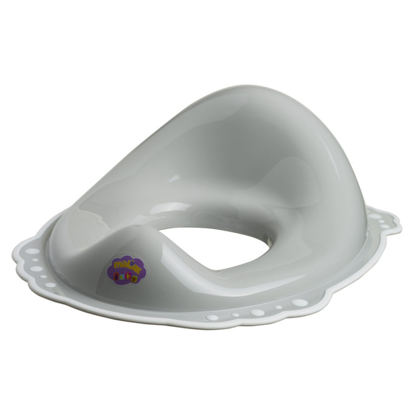 Накладка на унитаз Maltex 2K, серый с белым (7224_15) - Pampik