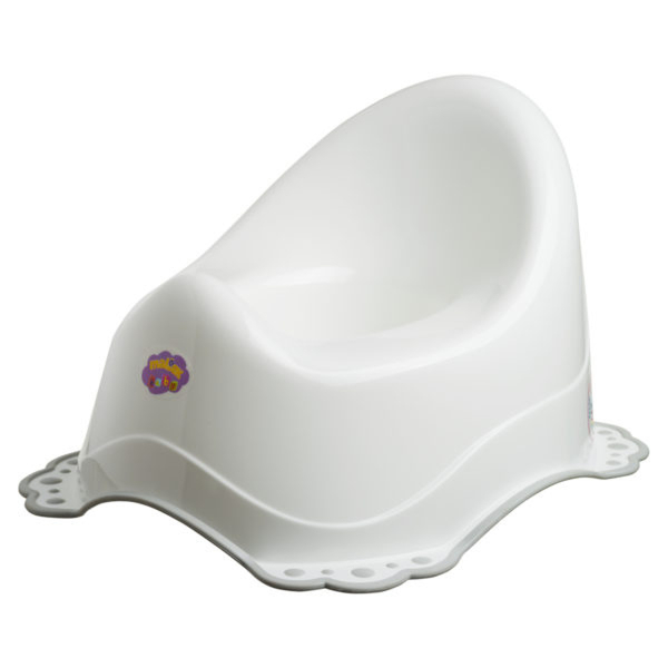 Горщик Maltex Classic 2K, білий з сірим (7200_01) - Pampik