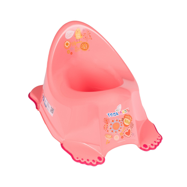 Горшок Tega Baby Фольк, розовый (FL-001-114) - Pampik