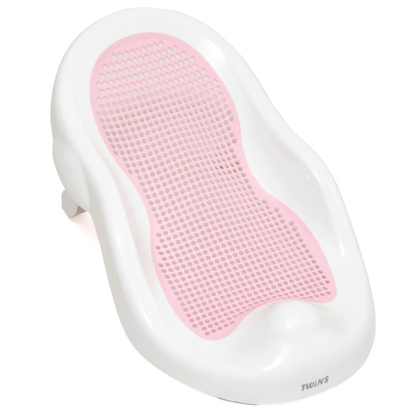 Гірка для купання Twins Support, білий з рожевим (7772) - Pampik