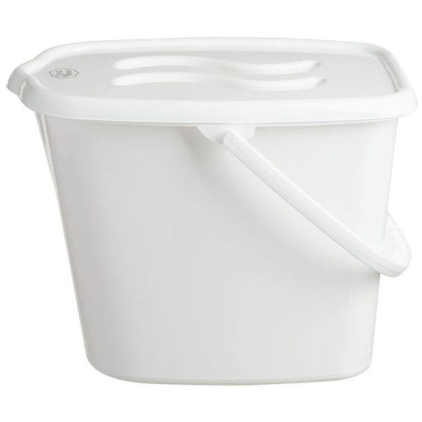 Ведерко для подгузников Maltex Classic, белый (0172_60) - Pampik