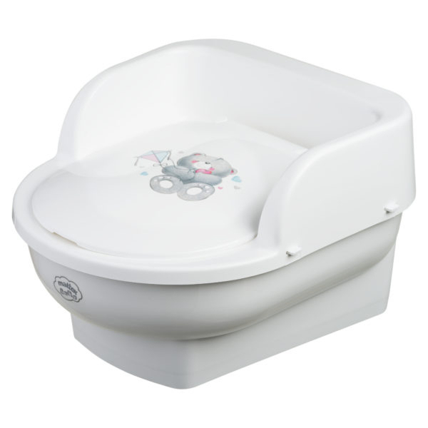 Горщик-стільчик Maltex Bears, білий (1957_60) - Pampik