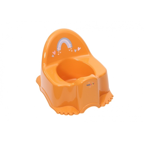 Горшок Tega Baby Meteo Mustard, с музыкой, оранжевый (PO-080-166) - Pampik