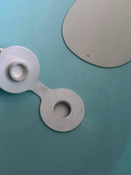 Ванночка Maltex Bear & Friends зі зливом та антиковзким килимком, 100 см, м'ятний (5382_55) - Pampik - 3