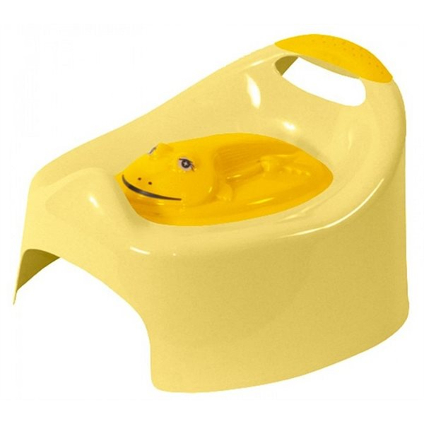 Горшок Tega Baby Лягушка с крышкой, мультиколор (AG-004) - Pampik