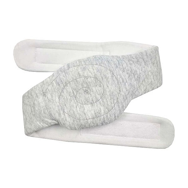 Антиколікова грілка-масажер New Life expert з кісточками вишні, 65х11х2 см, сірий з білим (007/36882) - Pampik - 3