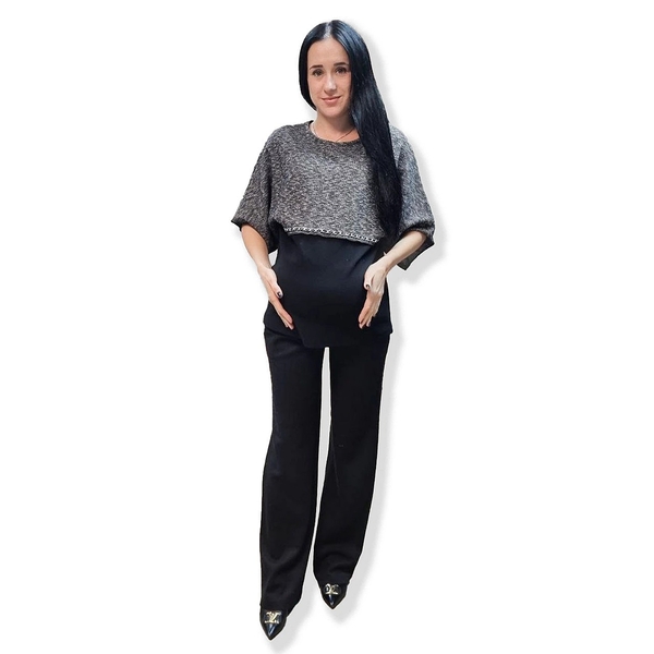 Брюки New Life, шерсть, р.44, черный (707/22546) - Pampik - 6