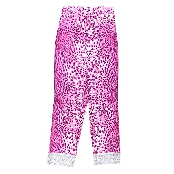 Домашній костюм New Life з мереживом, халат та брюки, р.44, рожевий (097/17464) - Pampik - 3