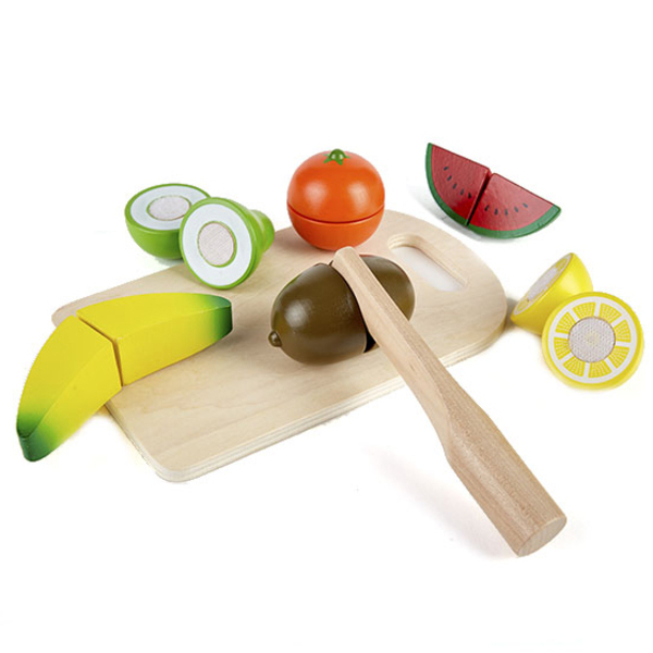 Ігровий набір дерев'яний Eurekakids Продукти (691833169/36772) - Pampik