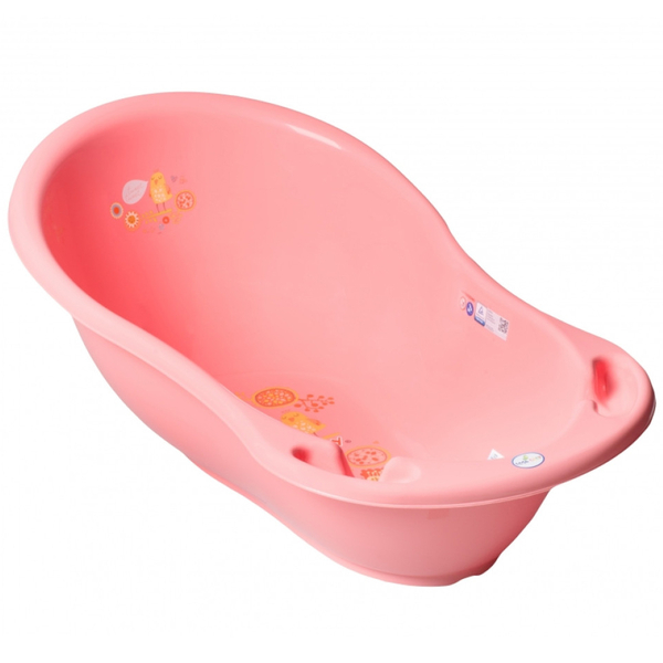 Ванночка Tega Baby Фольк, 86 см, peach рожевий (FL-004-114) - Pampik