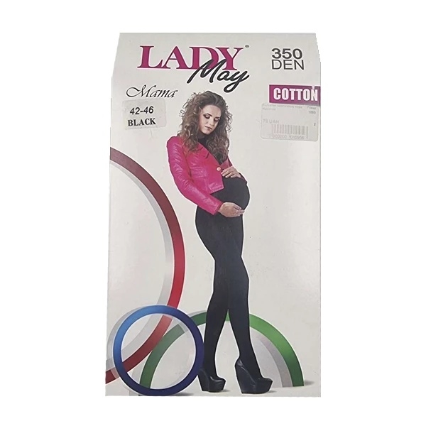 Колготки New Life, бавовняні, р.2, чорний (1095) - Pampik