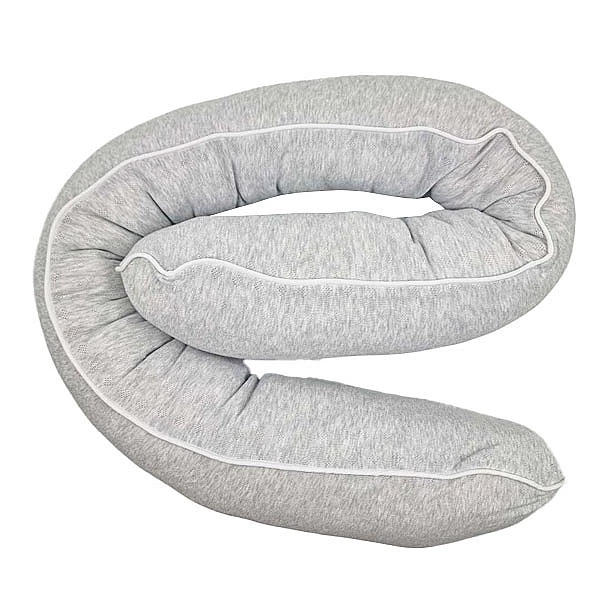 Подушка для мами та малюка New Life expert, 180 см, сірий (049/33389) - Pampik - 4