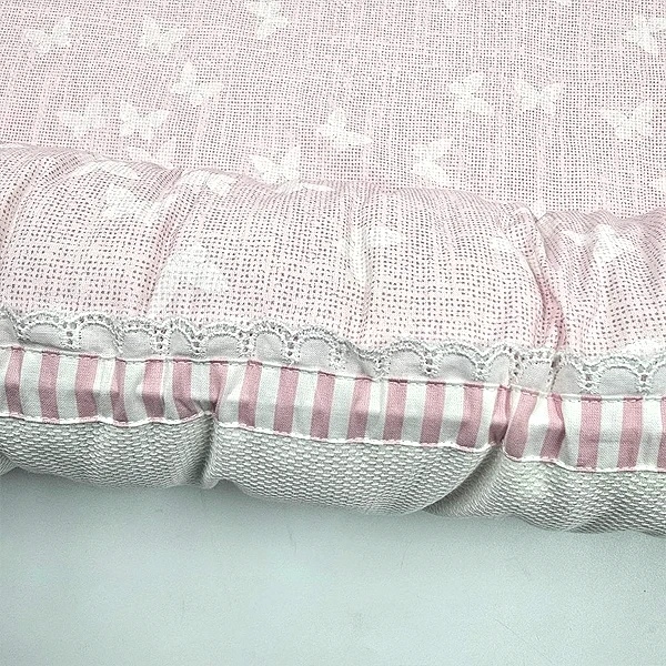 Позиціонер-кокон New Life expert, 82х48х13 см, рожевий з молочним (877+868/38128) - Pampik - 7