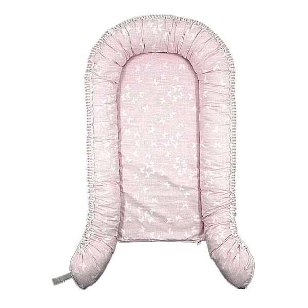 Позиціонер-кокон New Life expert, 82х48х13 см, рожевий з молочним (877+868/38128) - Pampik - 2