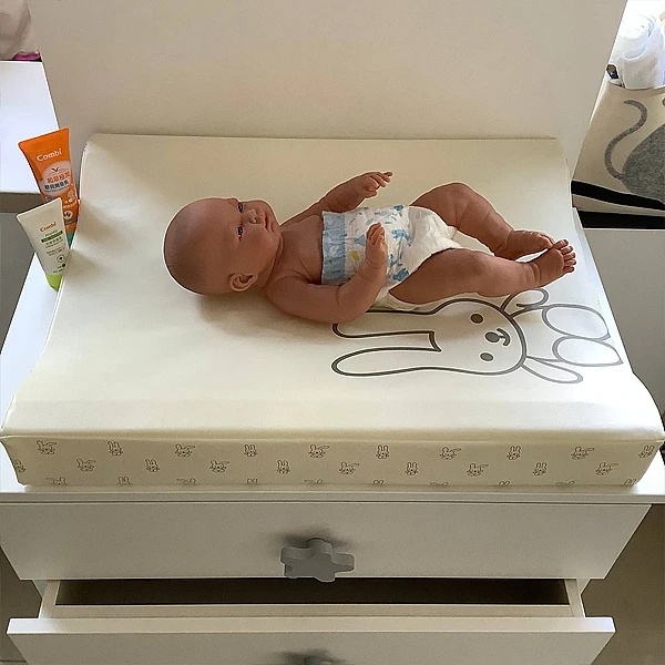 Матрасик для пеленальния New Life expert, 50х65х10 см, кремовый (801/36829) - Pampik - 7