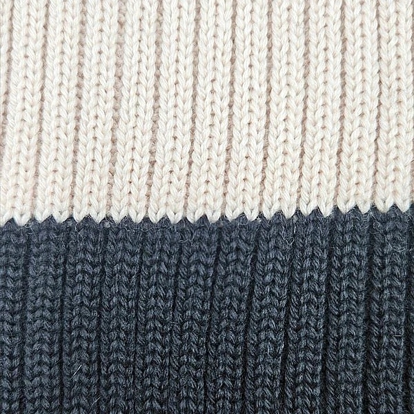 Кофта-труба в'язана New Life р.46, бежево-чорний (2405) - Pampik - 3