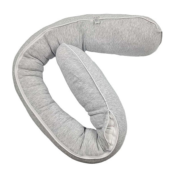 Подушка для мами та малюка New Life expert, 180 см, сірий (049/33389) - Pampik - 3