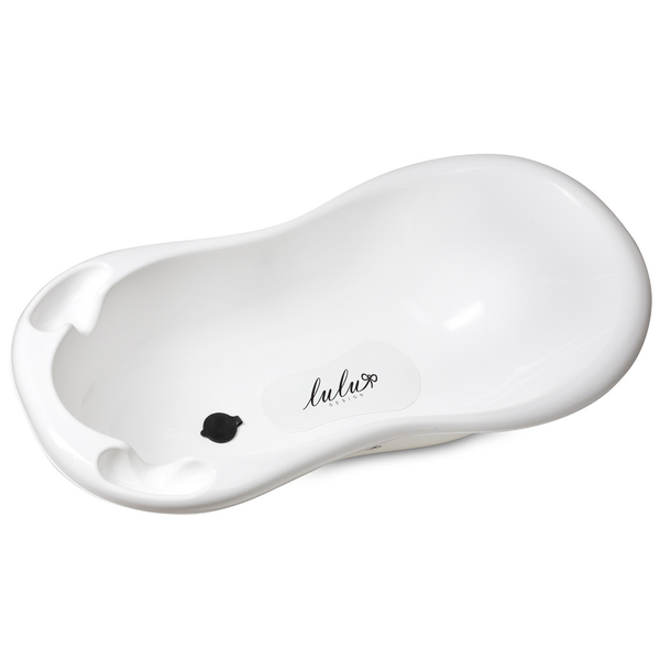 Ванночка Maltex Lulu, зі зливом та антиковзким килимком, 100 см, білий (3425_60) - Pampik