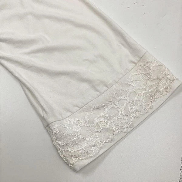 Нічна сорочка New Life з мереживом, р.L, білий (044/16334) - Pampik - 6