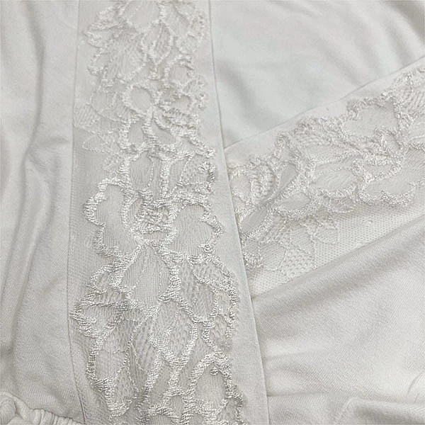 Нічна сорочка New Life з мереживом, р.L, білий (044/16334) - Pampik - 5