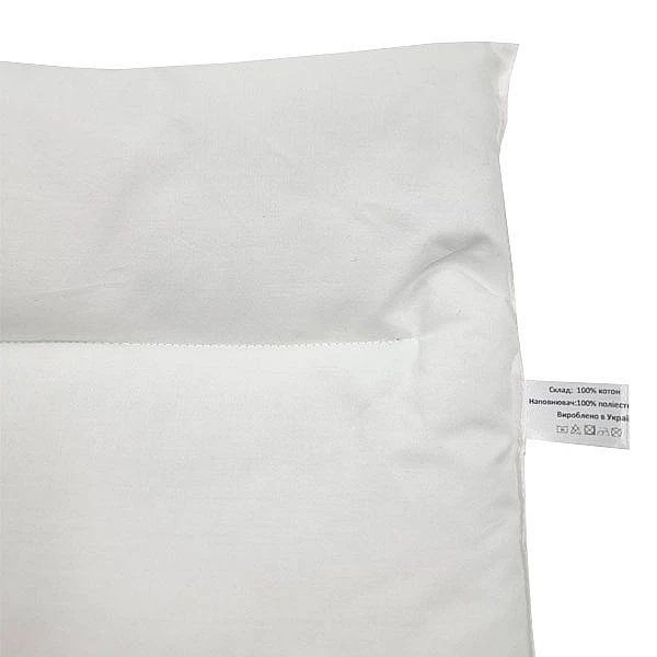 Подушка плоская гипоаллергенная New Life expert, 40х60 см, белый (0000/34156) - Pampik - 4