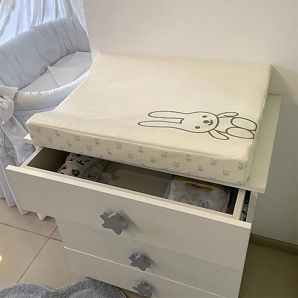 Матрасик для пеленальния New Life expert, 50х65х10 см, кремовый (801/36829) - Pampik - 5