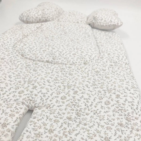 Набір New Life expert: універсальний матрацик, 62х33 см + двосторонній плед, 73х73 см, біло-бежевий (879+842/34175) - Pampik - 4