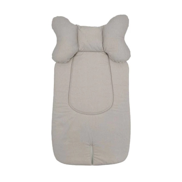 Набор New Life expert: универсальный матрасик, 62х33 см + двусторонний плед, 73х73 см, серый (821+826/27644) - Pampik - 2