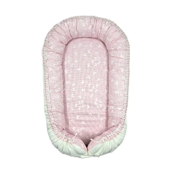 Позиціонер-кокон New Life expert, 82х48х13 см, рожевий з молочним (877+868/38128) - Pampik