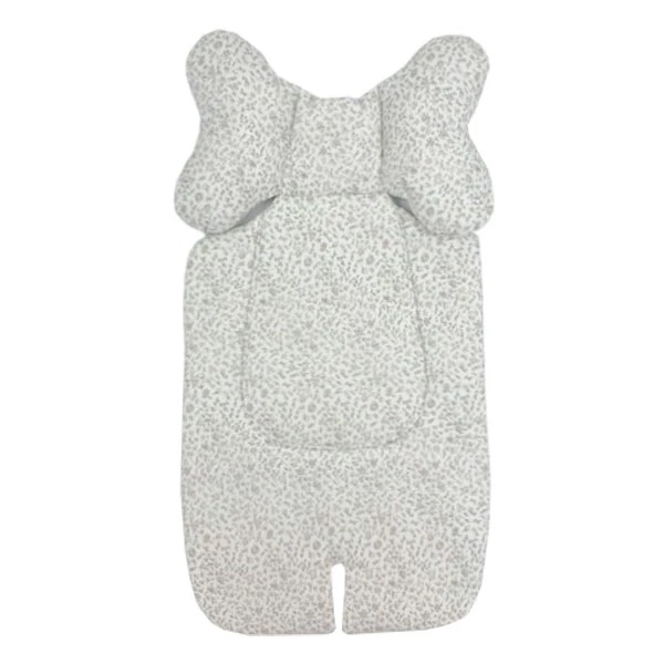 Набір New Life expert: універсальний матрацик, 62х33 см + двосторонній плед, 73х73 см, біло-бежевий (879+842/34175) - Pampik