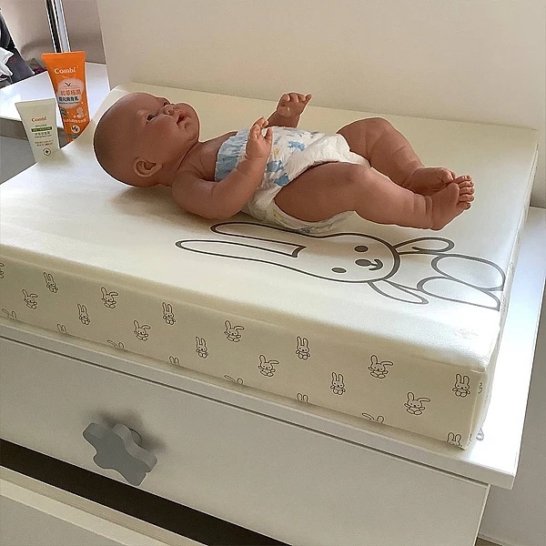 Матрасик для пеленальния New Life expert, 50х65х10 см, кремовый (801/36829) - Pampik - 8