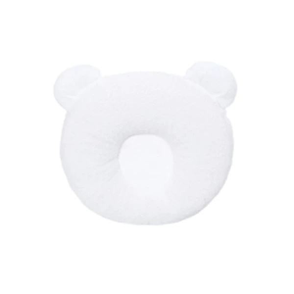 Ортопедична подушка New Life expert Memory Ведмедик для немовлят, 21х19 см, білий (30429) - Pampik