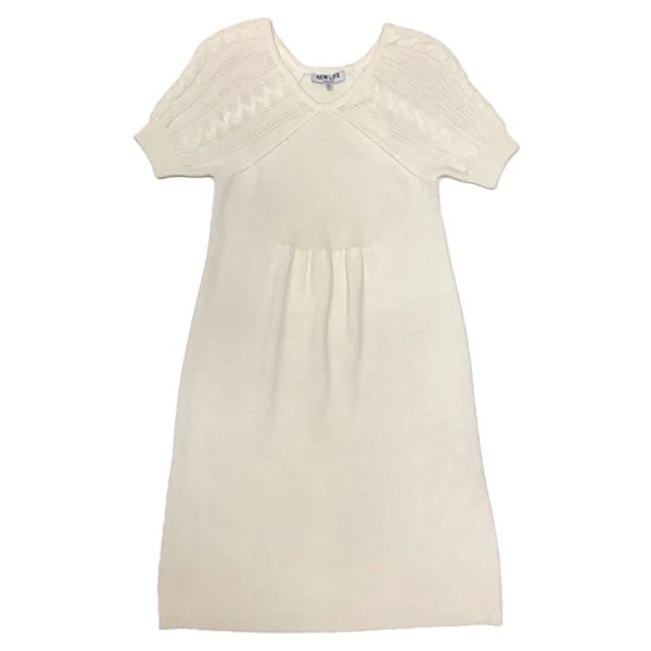 В'язана сукня New Life, р.46, молочний (6660) - Pampik