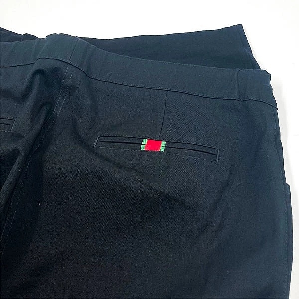 Брюки зауженные New Life с трикотажной вставкой, р.50, черный (208/6686) - Pampik - 5